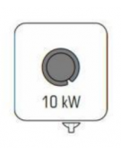 Cucina a gas 1 fuoco su vano aperto, potenza fuoco aperto 1X9kw - cm 40x45x90h