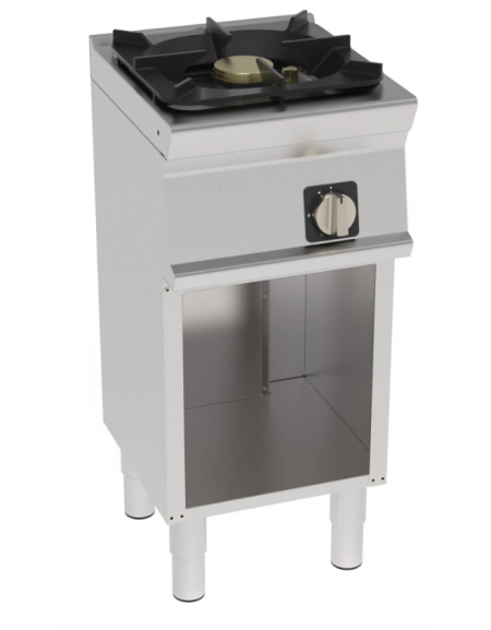 Cucina a gas 1 fuoco su vano aperto, potenza fuoco aperto 1X9kw - cm 40x45x90h