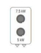 Cucina a gas 2 fuochi da banco, potenza fuochi 1x3,3 + 1x7,2kw - cm 40x70x28h Cucina a gas 2 fuochi da banco, potenza fuochi 1x3,3 + 1x7,2kw - cm 40x70x28h