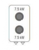 Cucina a gas 2 fuochi da banco, potenza fuochi 2x7,2kw - cm 40x70x28h Cucina a gas 2 fuochi da banco, potenza fuochi 2x7,2kw - cm 40x70x28h