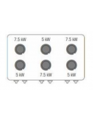 Cucina a gas 6 fuochi da banco, potenza fuochi 2x7,2kw+2x3,3kw+2x4,5kw - griglie in ghisa - cm 120x70x28h Cucina a gas 6 fuochi da banco, potenza fuochi 2x7,2kw+2x3,3kw+2x4,5kw - griglie in ghisa - cm 120x70x28h