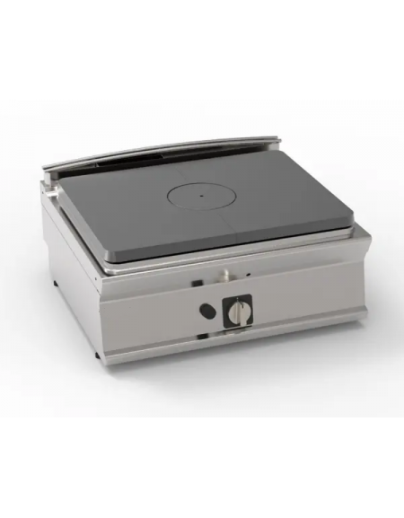 Tuttapiastra a gas cm 74,2x55,8, 1 bruciatore da 9 Kw - cm 80x70x28h