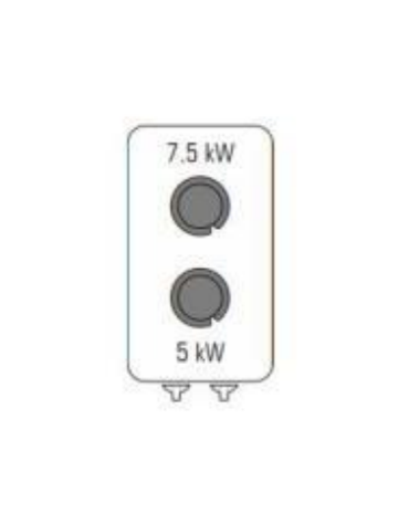 Cucina a gas 2 fuochi su vano aperto, potenza fuochi aperti 1X3,3kw + 1X7,2kw - griglia in ghisa - cm 40x70x90h