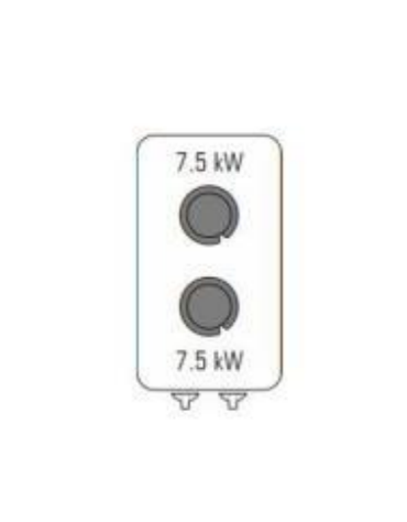 Cucina a gas 2 fuochi su vano aperto, potenza fuochi aperti 2X7,2kw - griglie in ghisa - cm 40x70x90h