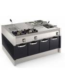 Cucina a gas 1 fuoco su vano aperto, potenza fuoco aperto 1X9kw - cm 40x45x90h