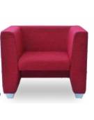 Poltrona attesa 1 posto con struttura portante in multistrato cm 78x63x70h