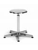 SGABELLO ANTICORODAL IN LEGA LEGGERA ELEVAZIONE MECCANICA A VITE - BASAMENTO A 5 RAZZE SU PIEDINI