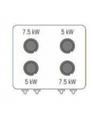 Cucina a gas 4 fuochi su vano aperto, potenza fuochi aperti 1x3,3kw+2x4,5kw+1x7,2kw - griglie in ghisa - cm 80x70x90h Cucina a gas 4 fuochi su vano aperto, potenza fuochi aperti 1x3,3kw+2x4,5kw+1x7,2kw - griglie in ghisa - cm 80x70x90h