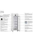 Armadio congelatore da laboratorio Lt. 601-Comando professionale