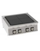 Cucina elettrica da banco trifase-12kw, 4 piastre quadre complanari basculanti cm 30x30 - cm 80x70x28h Cucina elettrica da banco trifase-12kw, 4 piastre quadre complanari basculanti cm 30x30 - cm 80x70x28h