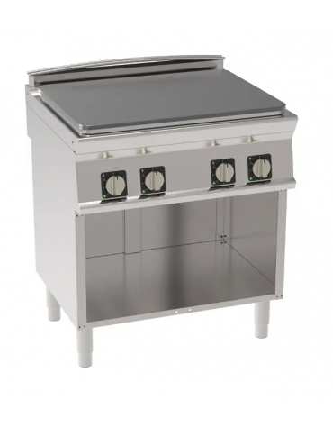 Tuttapiastra elettrico trifase-8kw, zona cottura cm 76,3x58 su vano aperto cm 73x57,4x39,5 - dim tot. cm 80x70x90h