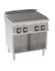 Tuttapiastra elettrico su vano aperto - 4 zone cottura, piastra cm 76,3x58 - potenza totale 8Kw trifase - cm 80x70x90h