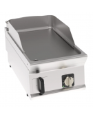 Fry-Top elettrico da banco - piastra liscia, zona cottura cm 35,3x56,4 - trifase Kw 3,9 - cm 40x70x28h