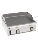 Fry-Top elettrico da banco - piastra liscia, zona cottura cm 74,8x56,4 - trifase Kw 7,8 - cm 80x70x28h