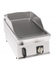 Fry-Top elettrico da banco - piastra rigata, zona cottura cm 35,3x56,4 - trifase Kw 3,9 - cm 40x70x28h