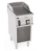 Fry-Top elettrico su vano aperto, 1 zona cottura, piastra rigata cm 35,3x56,4, trifase  Kw 3,9 - cm 40x70x90h