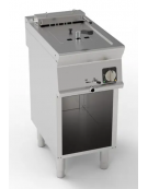 Friggitrice elettrica su vano aperto, 1 vasca da Lt 8, con resistenza basculante - trifase Kw 6 - cm 40x70x90h