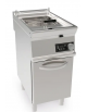 Friggitrice elettrica su mobile, 1 vasca da Lt17, con resistenze rotanti - controllo elettronico, trifase Kw 16,5 - cm 40x70x90h