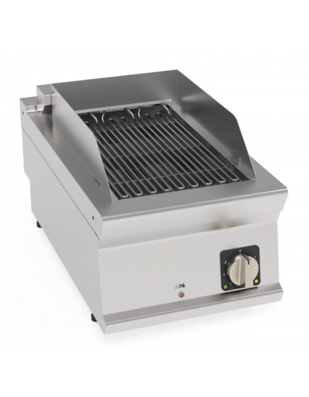 Griglia elettrica a contatto con acqua da banco, superficie di cottura cm 26,8x44,7 - potenza 4,1 Kw - cm 40x70x28h