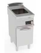 Cuocipasta elettrico su mobile, 1 vasca GN2/3 da Lt 24 in AISI 316 - con controllo elettronico - trifase Kw 6 - cm 40x70x90h