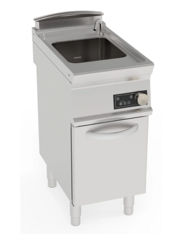 Cuocipasta elettrico trifase-6kw, inox AISI 316 con controllo elettronico da 24 litri di capacità - cm 40x70x90h