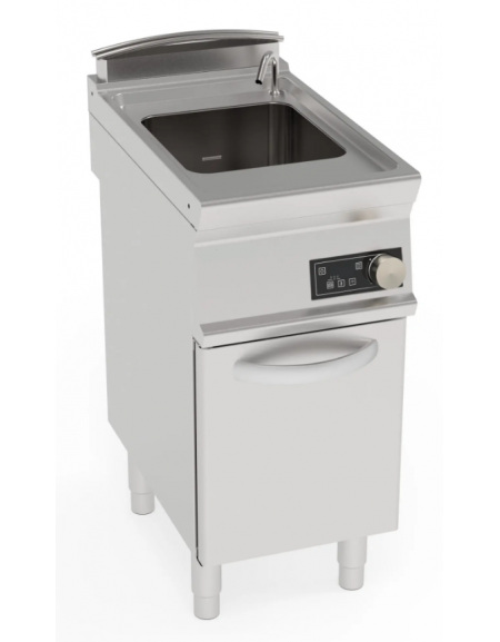 Cuocipasta elettrico trifase-6kw, inox AISI 316 con controllo elettronico da 24 litri di capacità - cm 40x70x90h