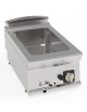 Bagnomaria a gas da banco, 1 vasca da cm 30,6x50,8x16,5, capacità GN1/1 - potenza gas tot. Kw 2 - cm 40x70x28h