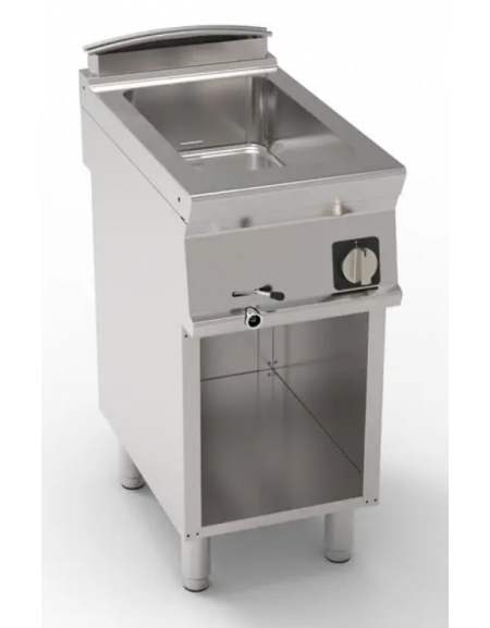 Bagnomaria elettrico su vano aperto monofase-1,3kw, 1 vasca AISI 304 - GN1/1 dim. cm 30,6x50,8x16,5h - dim tot. cm 40x70x90h