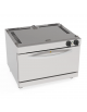 Base forno elettrico statico - dim. camera cm 57,5x65x30h, capacità teglie 4xGN2/1 - trifase Kw 5,3 - cm 80x70x60h