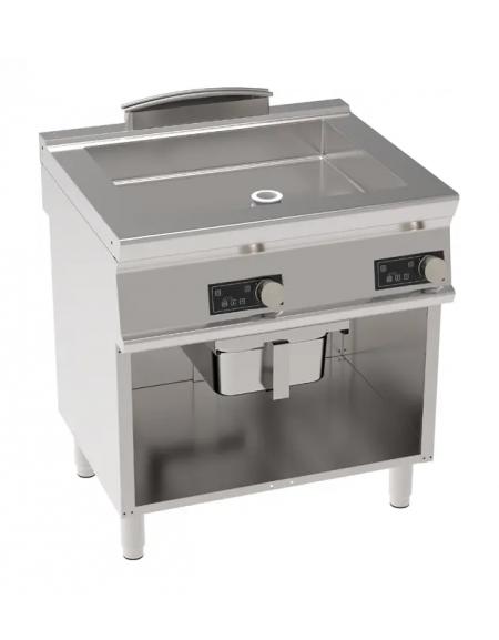 Brasiera elettrica multifunzione con controllo elettronico, trifase-9kw, 1 vasca AISI 304, cap. 28lt - dim tot. cm 80x70x90h Brasiera elettrica multifunzione con controllo elettronico, trifase-9kw, 1 vasca AISI 304, cap. 28lt - dim tot. cm 80x70x90h