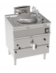 Pentola a gas indiretta - 1 vasca in AISI 316, capacità Lt 50, vasca cm Ø40x45h - potenza tot. Kw 15,5 - cm 80x70x90h