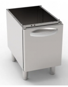 Vano neutro con porta senza cassetto, cm vano 33x57,4x39,5h - dim. tot. 40x57,5x57h