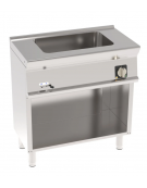 Bagnomaria elettrico su vano aperto, vasca in AISI 304 capacità GN1/1, da cm 30,6x50,8x16,5h - monofase Kw 1,3 - cm 80x45x90h Bagnomaria elettrico su vano aperto, vasca in AISI 304 capacità GN1/1, da cm 30,6x50,8x16,5h - monofase Kw 1,3 - cm 80x45x90h