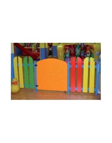 STACCIONATA COLORATA IN LEGNO PER ASILO O NIDO BAMBINI  – MODULO DA CM 80xH100