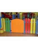STACCIONATA COLORATA IN LEGNO PER ASILO O NIDO BAMBINI  – MODULO DA CM 80xH100