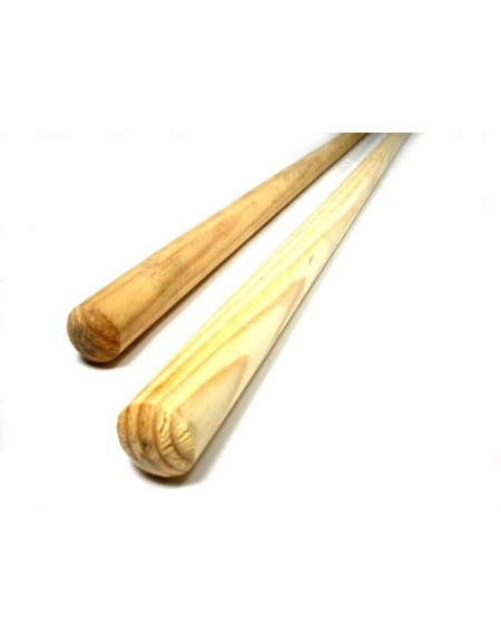 Bastone in legno verniciato al naturale. Lunghezza cm. 120 