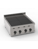 Cucina elettrica da banco, 4 piastre quadre complanari fisse cm 30x30 - pot. totale. 10 Kw trifase - cm 70x70x28h Cucina elettrica da banco, 4 piastre quadre complanari fisse cm 30x30 - pot. totale. 10 Kw trifase - cm 70x70x28h