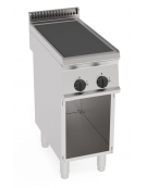 Cucina elettrica su vano aperto, 2 piastre quadre complanari fisse cm 30x30 - pot. totale. 5 Kw trifase - cm 35x70x85h Cucina elettrica su vano aperto, 2 piastre quadre complanari fisse cm 30x30 - pot. totale. 5 Kw trifase - cm 35x70x85h