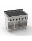 Cucina elettrica da banco, 6 piastre quadre complanari fisse cm 30x30 - pot. totale. 15 Kw trifase - cm 105x70x85h Cucina elettrica da banco, 6 piastre quadre complanari fisse cm 30x30 - pot. totale. 15 Kw trifase - cm 105x70x85h