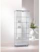 Vetrina con montanti in alluminio - profondità cm 39 - senza luci - cm 73 x 39 x 183h