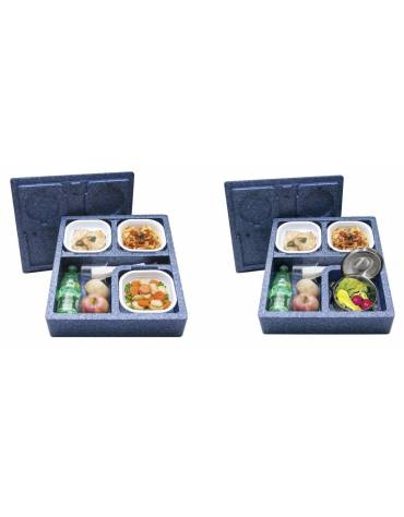 CONTENITORE ISOTERMICO MONOPASTO mm. 440x380xh120