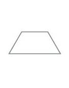 TAVOLO TRAPEZOIDALE PIANO LATTE IN LEGNO - cm 128x64x40h - PER ASILO NIDO - ADATTO A BAMBINI DA 0 A 1 ANNO - CONFORME AI CAM