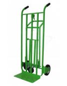 Carrello "3 in 1" Trasormabile - 3 ruote 2 R. Ø 200 1 R. Ø 125 gomma rulli -