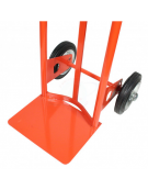 Carrello portasacchi - 2 ruote gomma piena Ø mm 200 - cm 44x124h