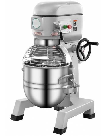 Impastatrice planetaria baker professionale ad ingranaggi - capacità 30 litri 3 velocità - MONOFASE Impastatrice planetaria baker professionale ad ingranaggi - capacità 30 litri 3 velocità - MONOFASE