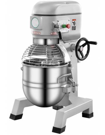 Impastatrice planetaria baker professionale a cinghia - capacità 30 litri 3 velocità - TRIFASE