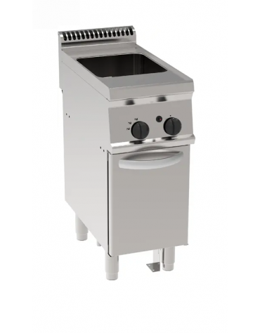 Cuocipasta a gas G2/3, in acciaio inox AISI 316, 1 vasca da 23 litri di capacità - cm 35x70x85h