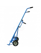 Portafusti metallici 2 ruote gomma piena Ø cm 20 - cm 60x160h