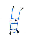 Portafusti metallici 2 ruote gomma piena Ø cm 20 - cm 60x160h