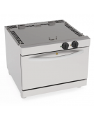 Base forno elettrico ventilato - camera cm 57x51,5x30h, capacità teglie 5xGN1/1 - trifase Kw 5 - cm 70x70x57h